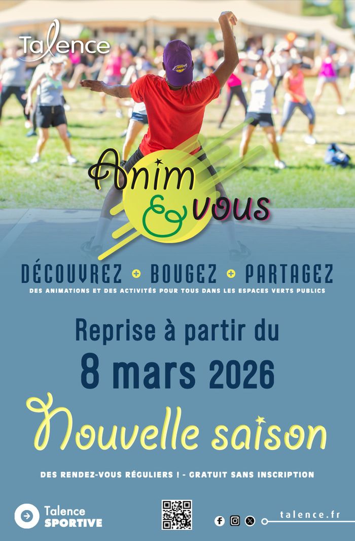 Anim&vous – Séances de sport plein air gratuites
