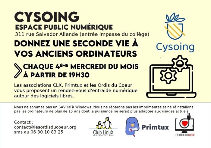 Rendez-vous d'entraide Linux à Cysoing