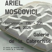Expo de sculpture et dessin d'Ariel Moscovici