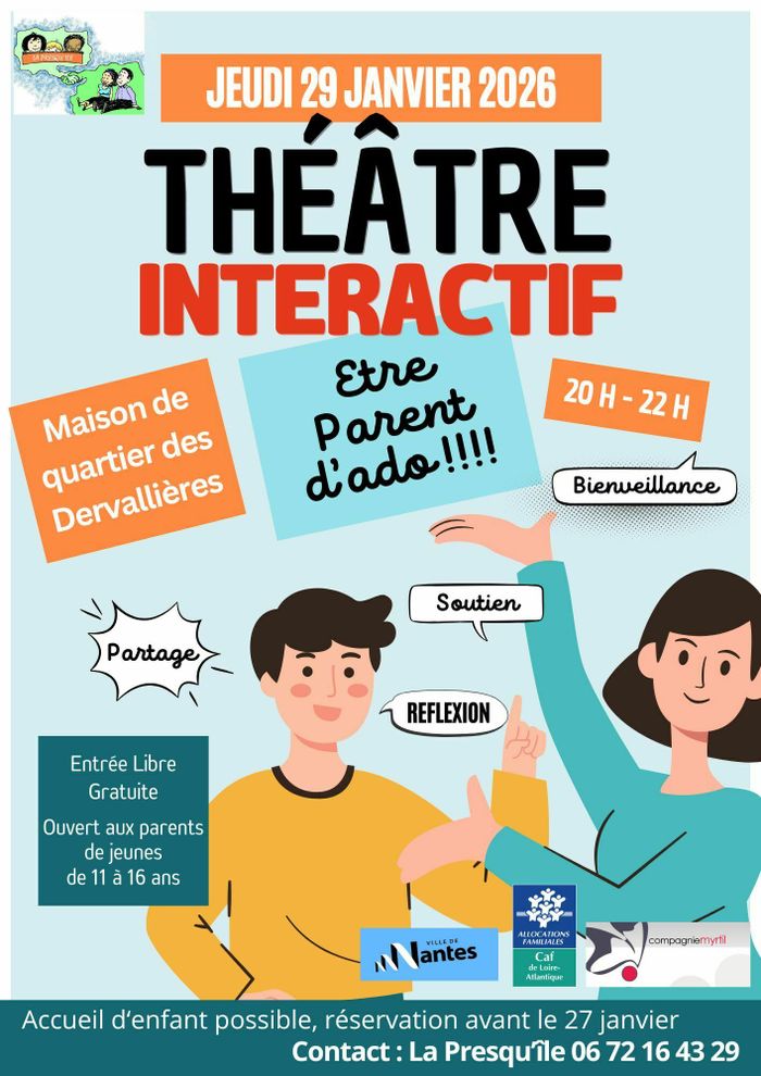 Théatre Forum - Etre parent d'ado !