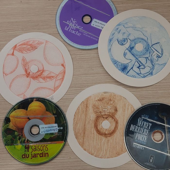 CHIFFONS ET TARLATANE - INITIATIONS À LA GRAVURE SUR CD