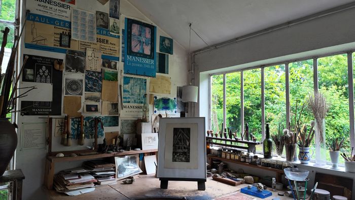 Découverte de l'atelier Manessier
