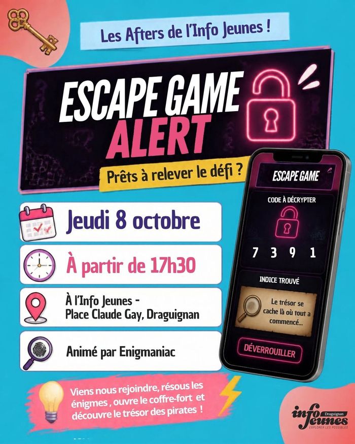 Escape game Mobile à l'Info jeunes