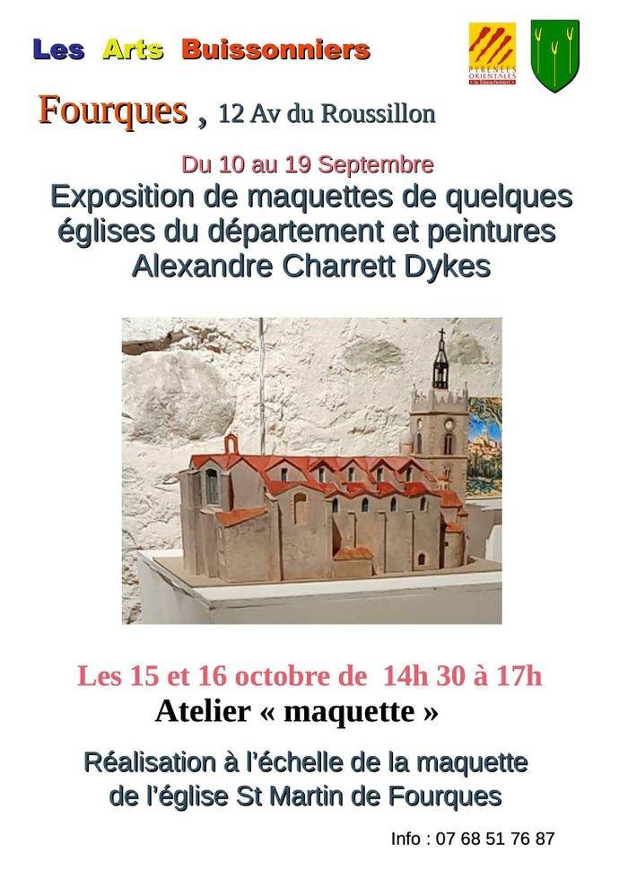 Atelier fabrication de maquette : églises des Pyrénées Orientales de l'époque romane à l'époque baroque