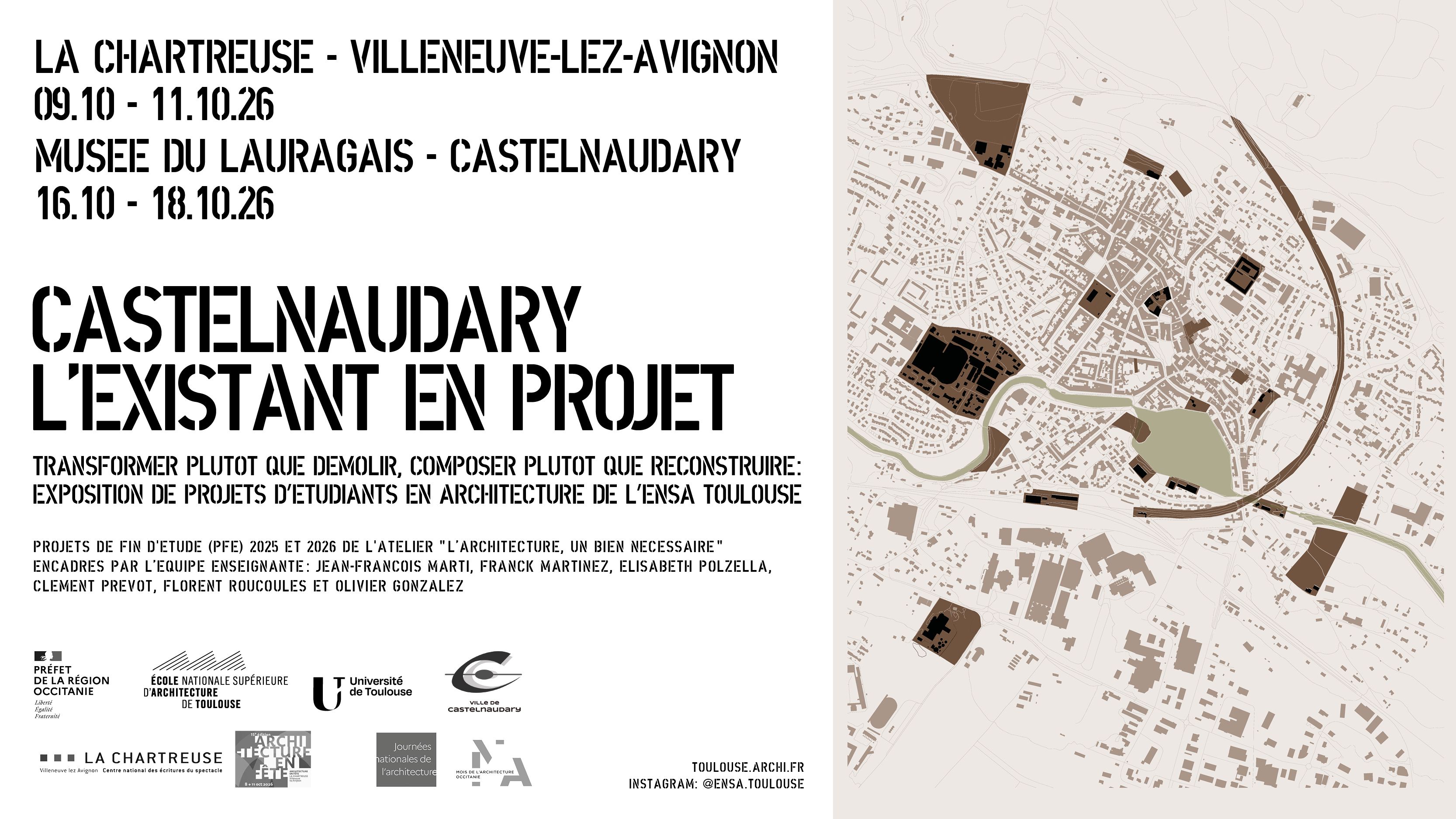 Exposition : "Castelnaudary, l'existant en projet"