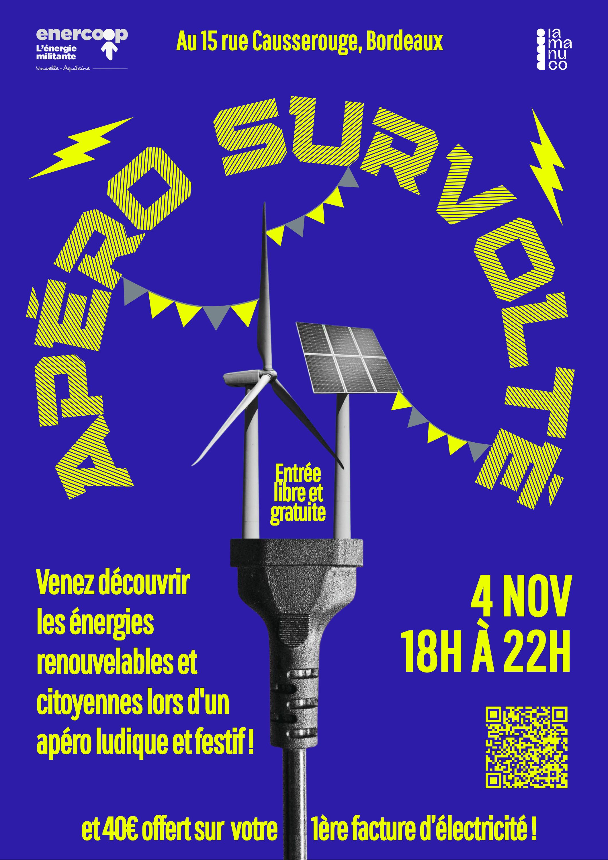 Apéro surVOLTé avec Enercoop Nouvelle Aquitaine