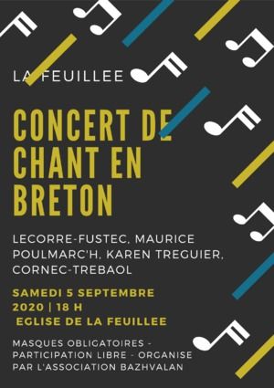 Concert de chants en breton à La Feuillée