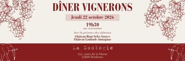 Diner Vignerons : rencontres et repas autour du vin
