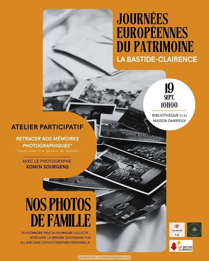 Nos photos de famille : du patrimoine privé au patrimoine collectif. Retracer la mémoire quotidienne de La Bastide-Clairence