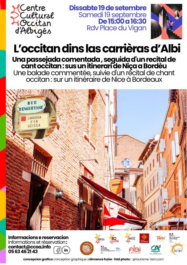 Affiche — Visite commentée : l'Occitan dans les rues d'Albi