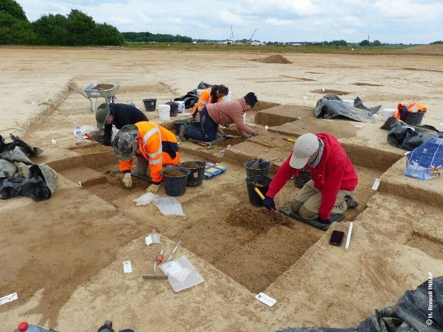 Les fouilles archéologiques à Bussy-Saint-Georges
