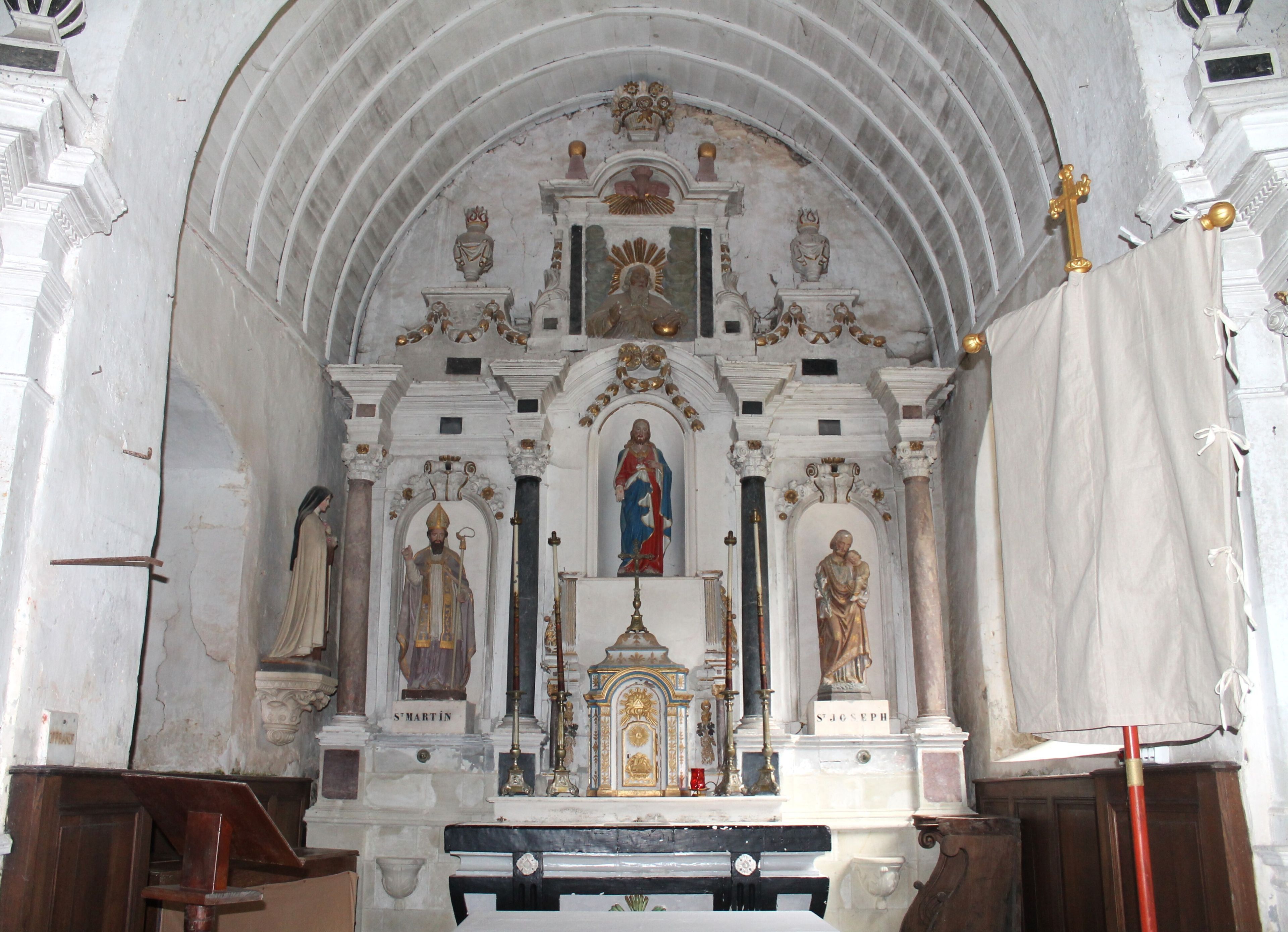 Livet-en-Charnie et la restauration du décor de l'église Saint-Martin