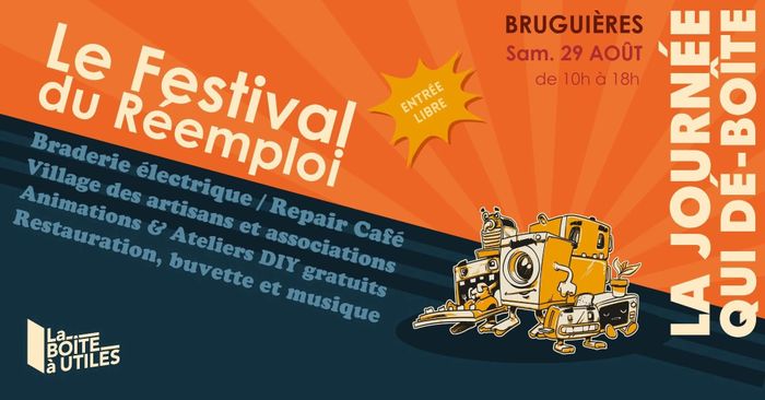 Affiche — Journée qui dé-boîte : Le festival du réemploi
