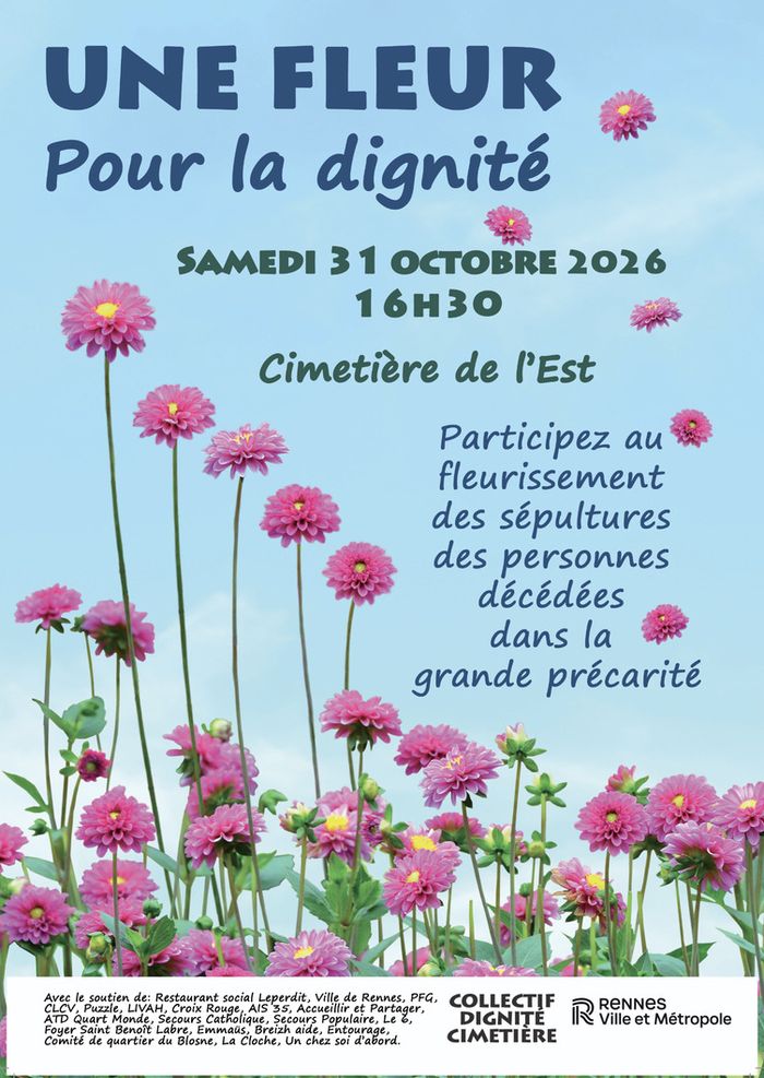 Une fleur pour la dignité