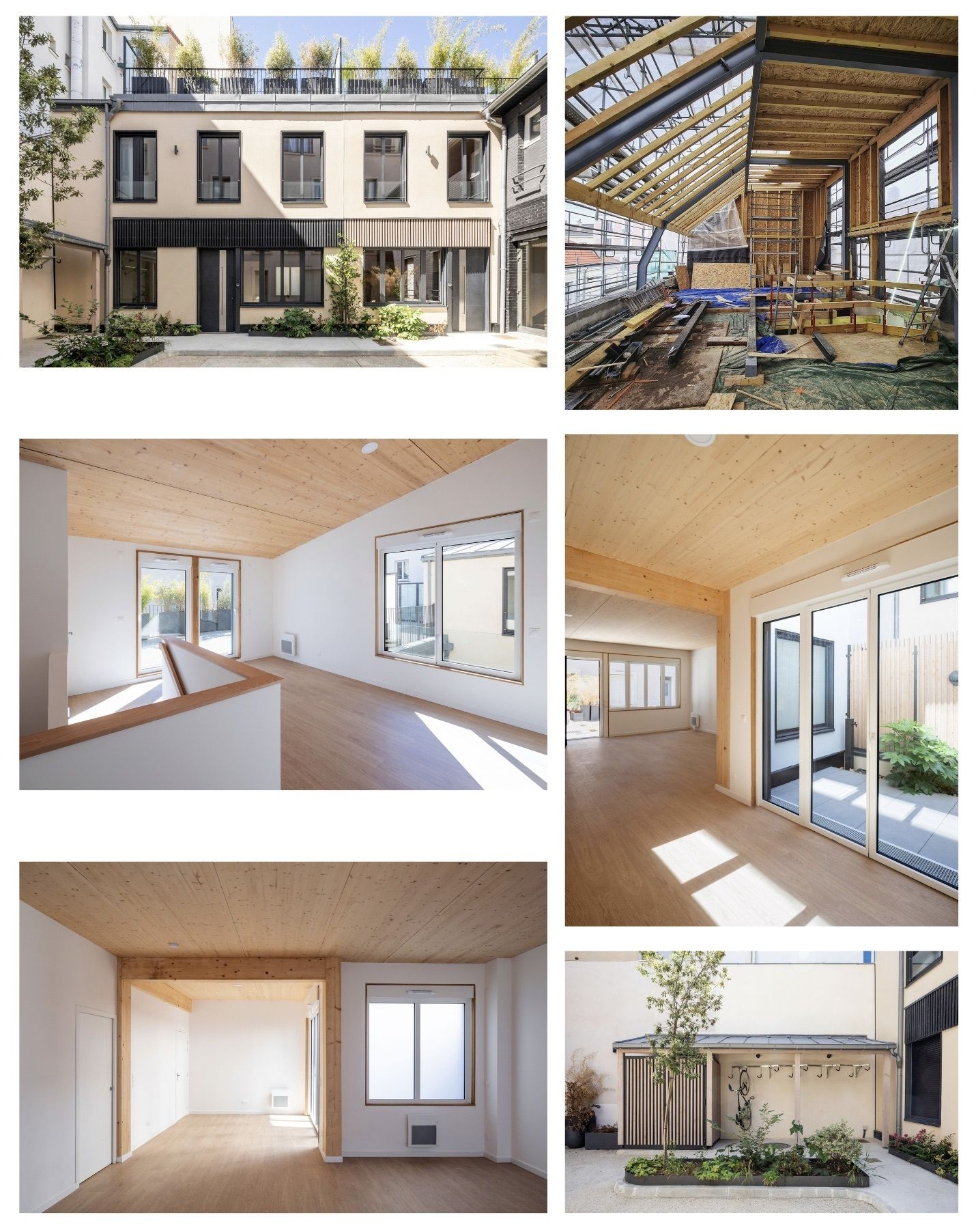 Visite de deux maisons de ville bas carbone en bois - Habiter Bois