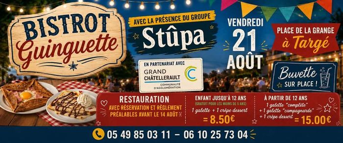Affiche — bistrot guinguette