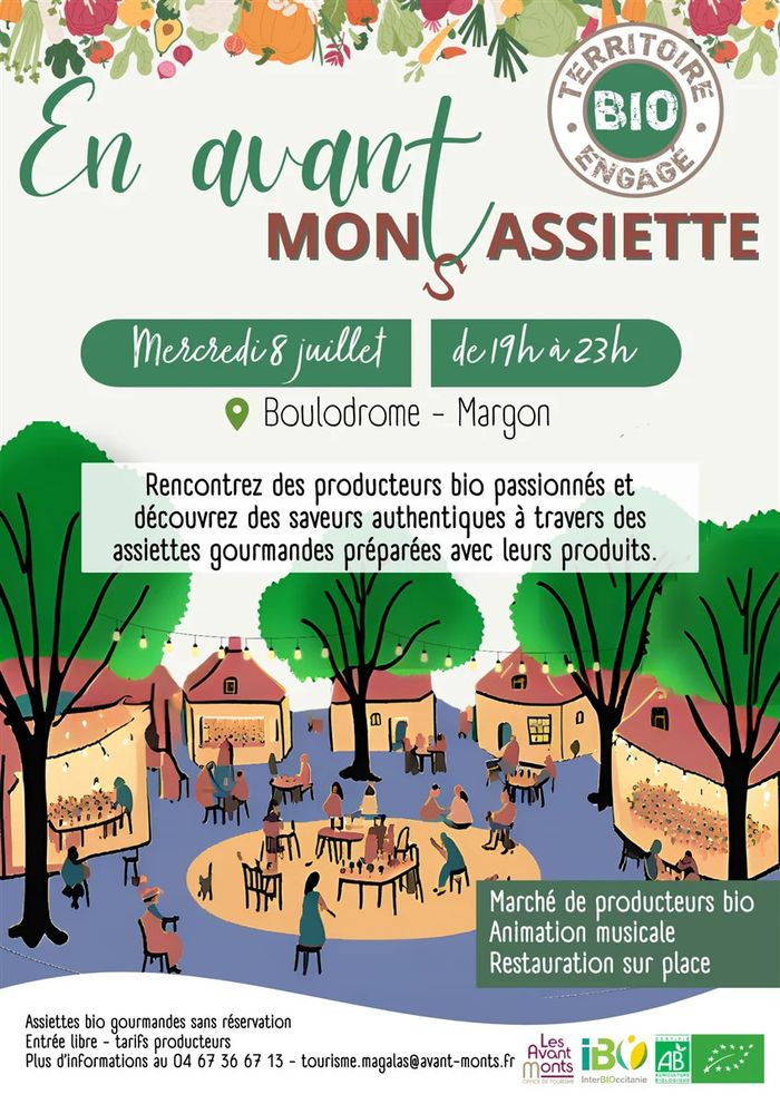 Marché gourmand : En Avant-Monts assiette !