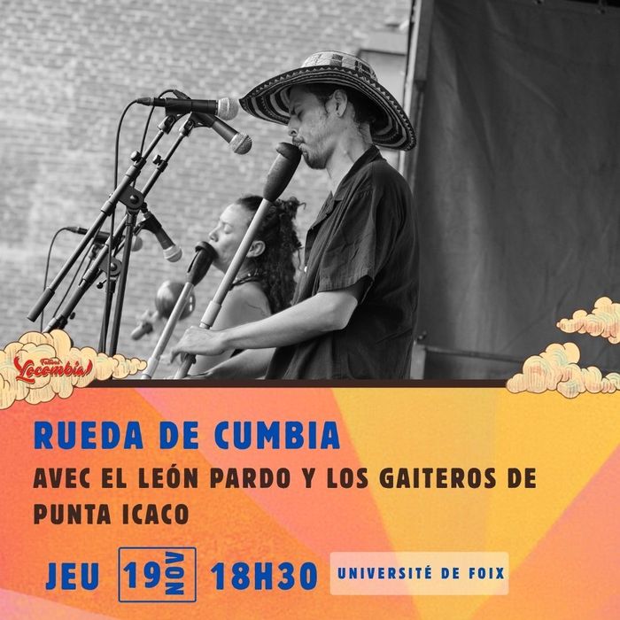 Rueda de Cumbia avec El León Pardo y los Gaiteros de Punta Icaco — Foix