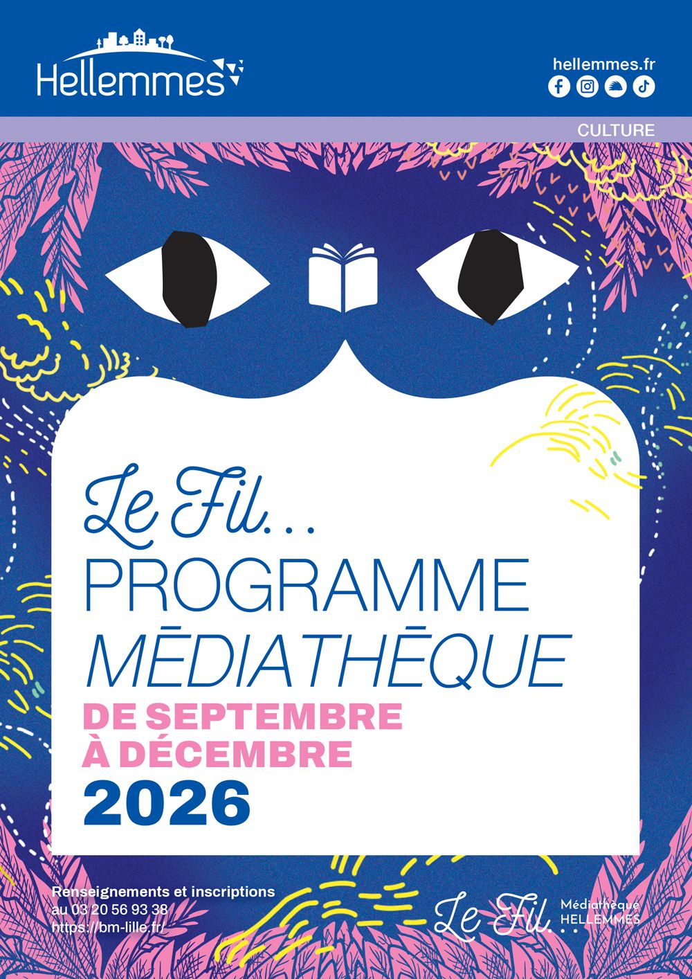 Le Fil, médiathèque - Programme de septembre à décembre