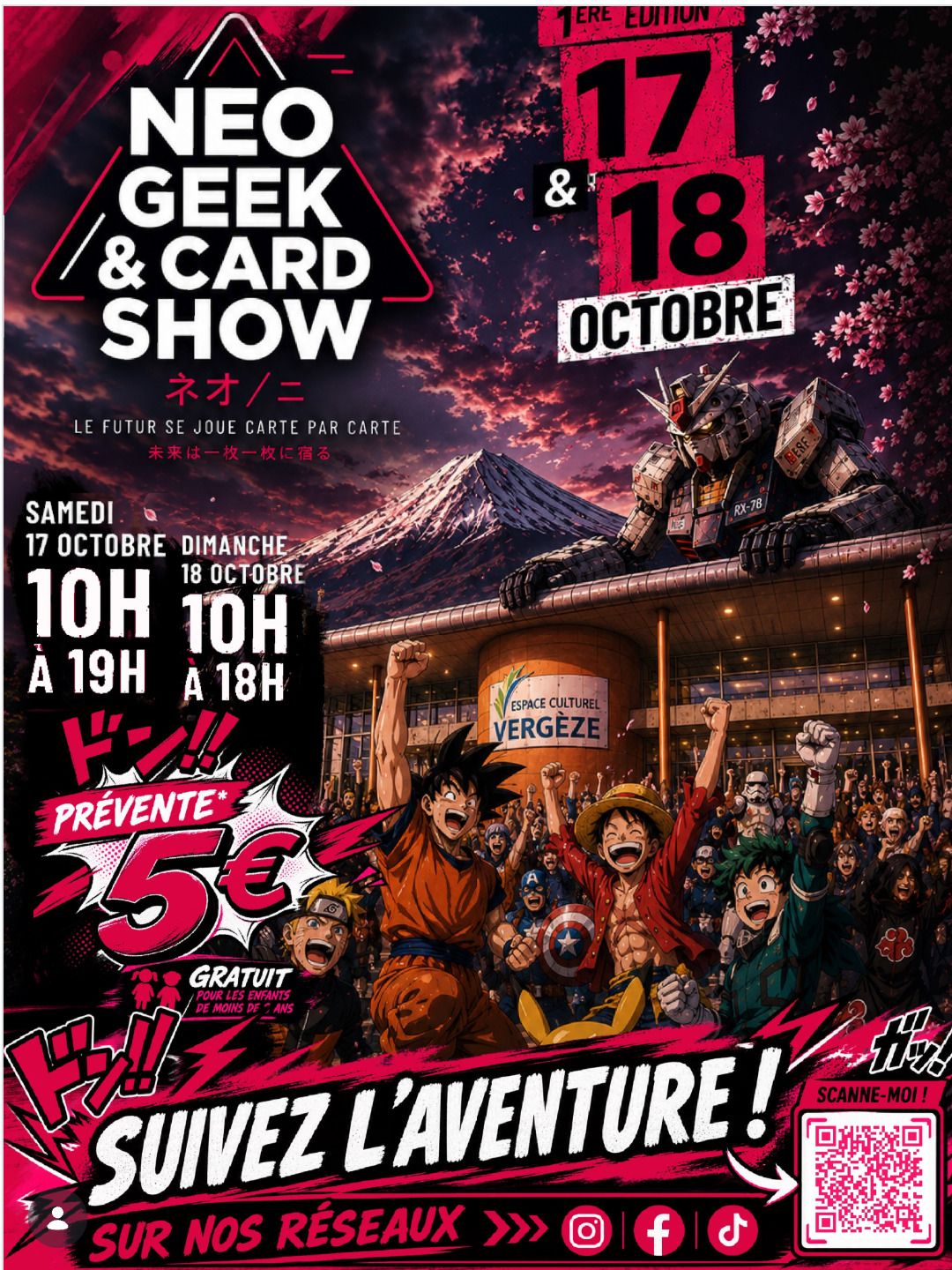 Neo Geek & Card Show 2026 - Bourse geek & cartes à collectionner TCG/Jeux video... (Proche Nimes ! )