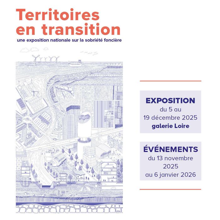 Territoires en transition une exposition nationale sur la sobriété foncière + VISITE / CAUSERIE / CONFÉRENCE