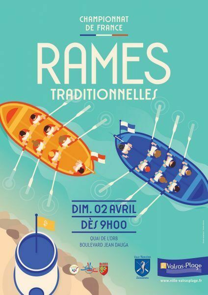 2ème manche du championnat de France de rames traditionnelles