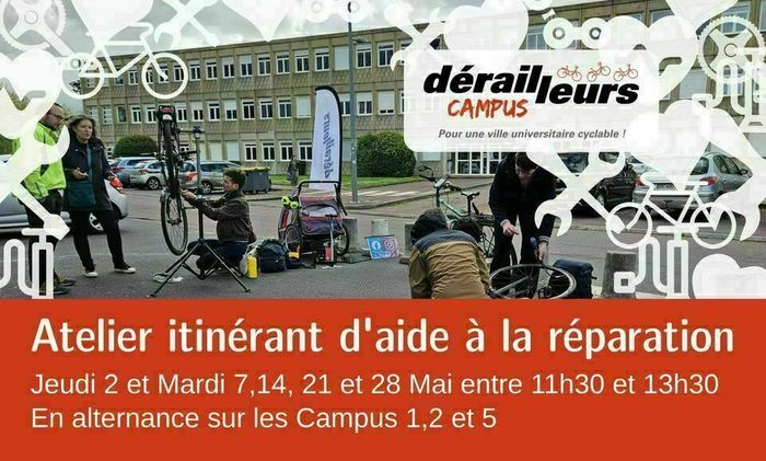 Dérailleurs Campus - Atelier itinérant d'aide à la réparation