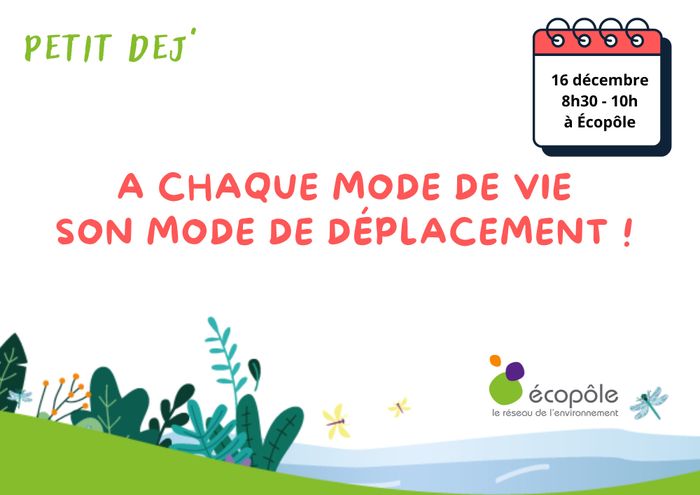 P'tit déjeuner : À chaque mode de vie son mode de déplacement !