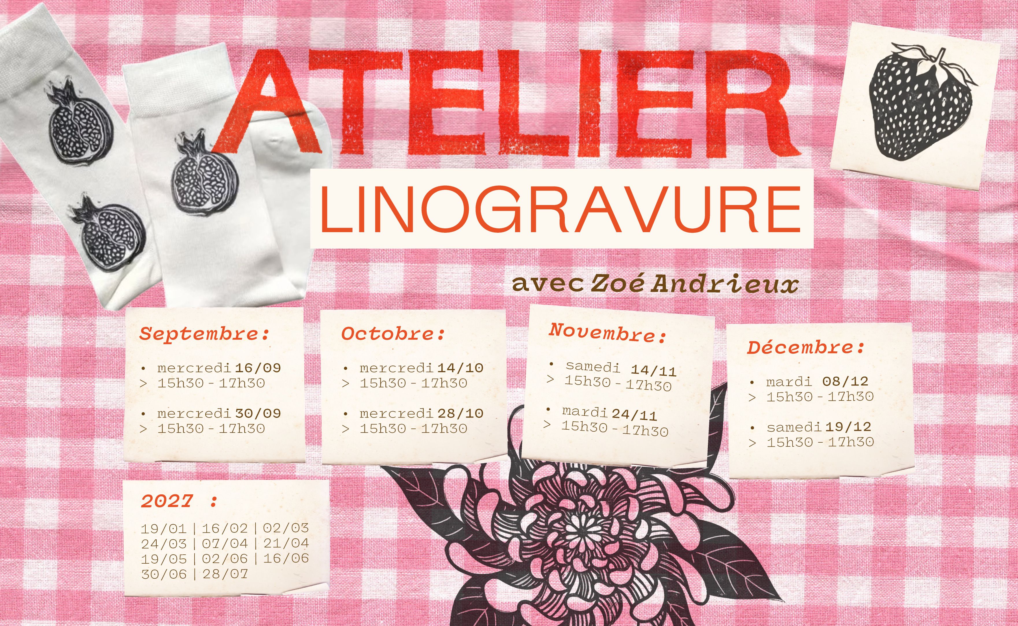 Ateliers Linogravure / 2026-2027