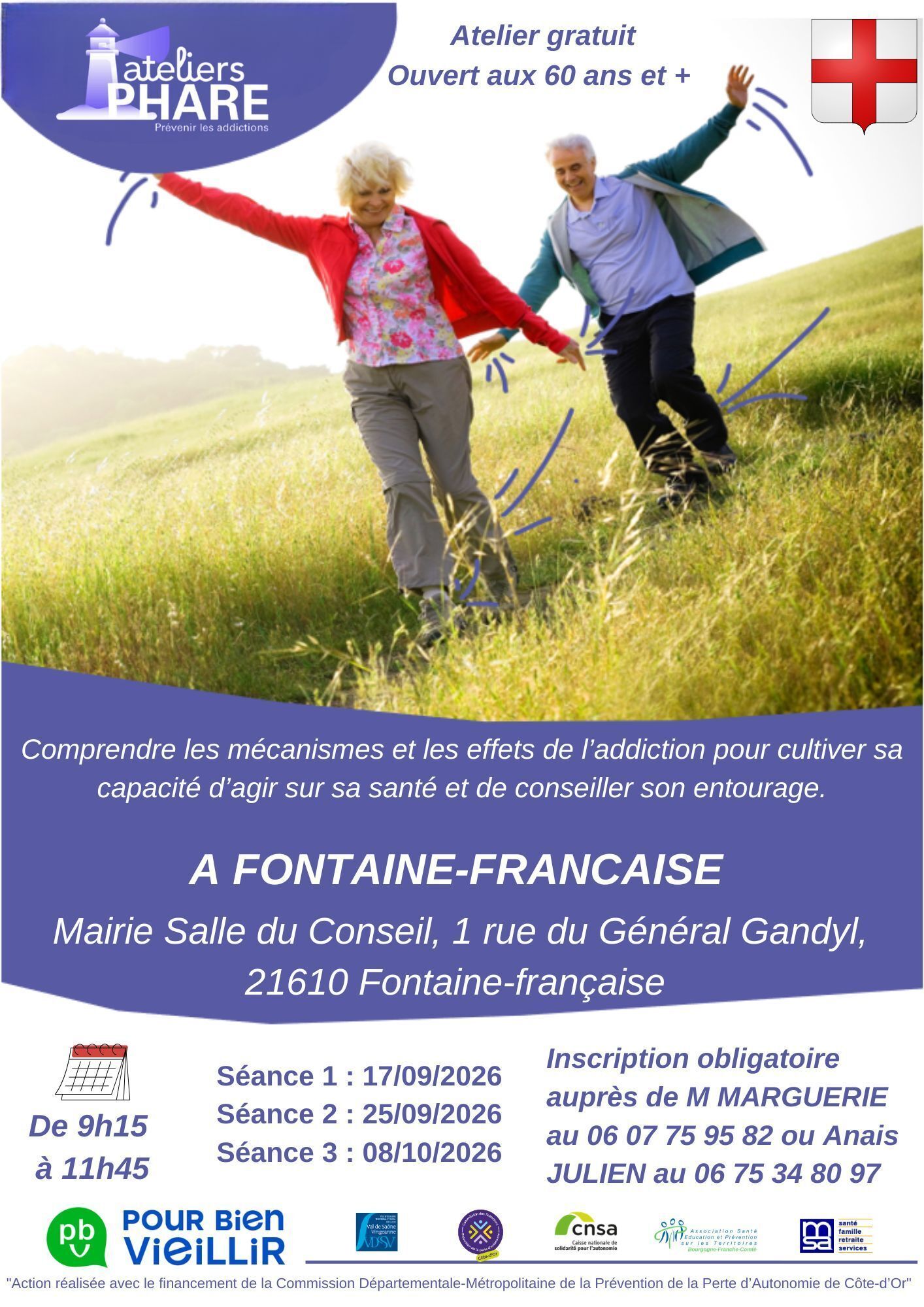 Atelier PHARE : prévention des addictions à FONTAINE-FRANCAISE