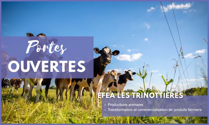 Journées Portes Ouvertes EFEA 2026-2027 - Découvrez les formations agricoles en Pays de la Loire (49)
