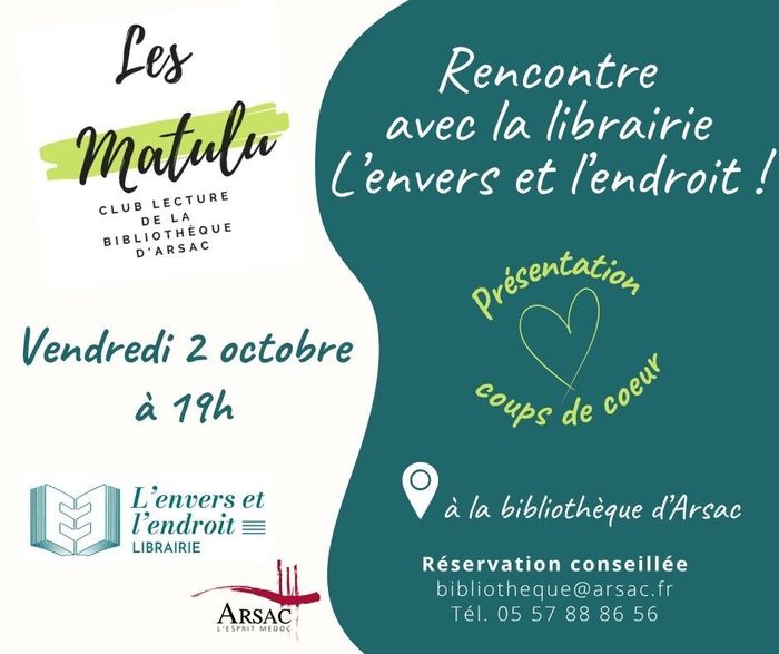 Rencontre avec la librairie L'envers et l'endroit