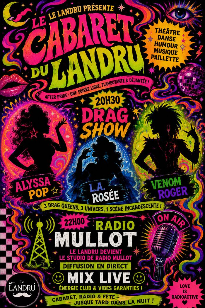 Cabaret du Landru: Alyssa Pop - Venom Roger - L.A. Rosée