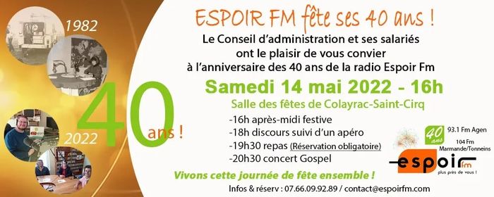 Espoir FM fête ses 40 ans