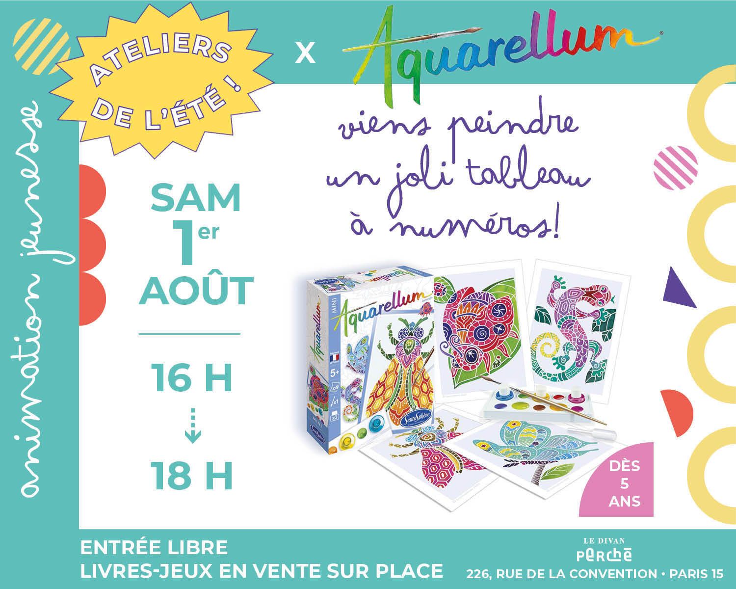 Atelier créatif Aquarellum