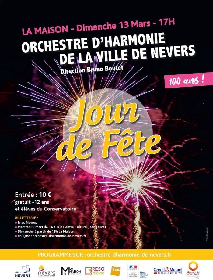 Jour de fête. Concert de l'Orchestre d'Harmonie de la Ville de Nevers.