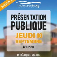 Présentation publique - Saison culturelle 2026-2027
