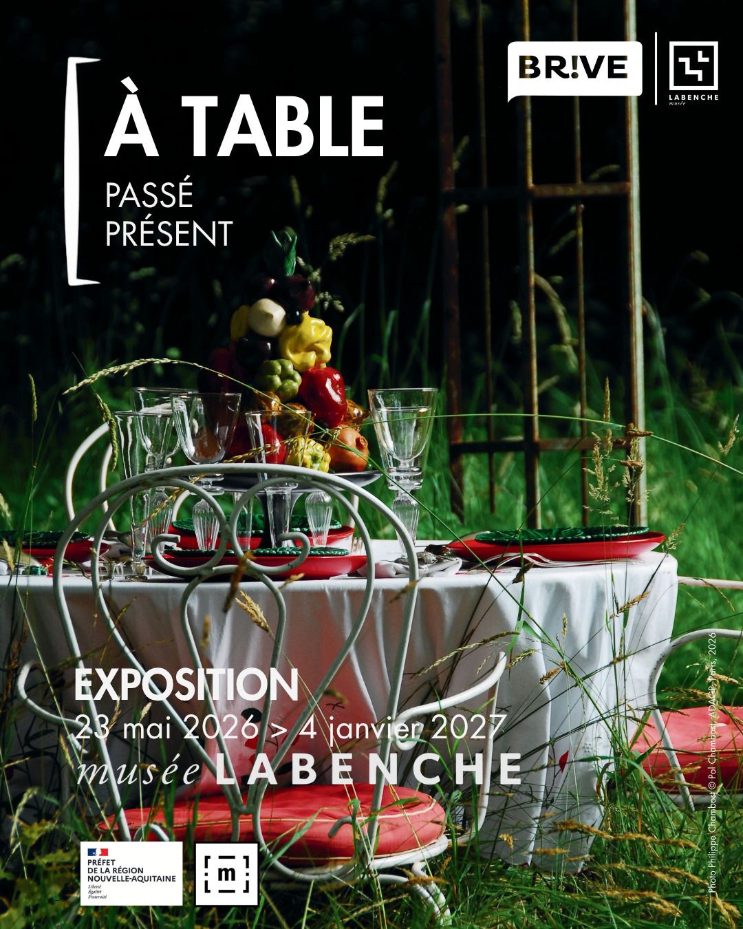 Visite de l'exposition "A Table. Passé, présent."