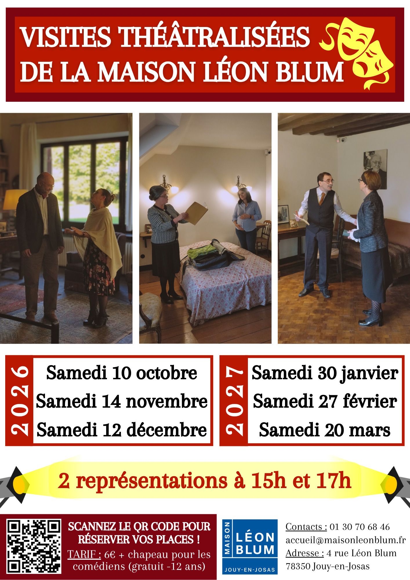Visites théâtralisées de la Maison Léon Blum