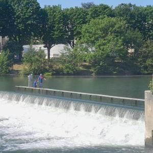 Visite du barrage de Joinville-le-Pont