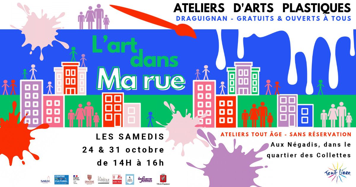 L'art dans ma rue - Atelier d'arts plastiques