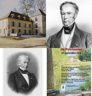 Exposé sur l'histoire du bâtiment de la mairie et de son ancien propriétaire, Jean-Pons Viennet