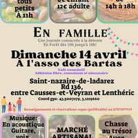 Journée en Famille : Chasse au trésor, marché artisanal et gourmand, chasse aux œufs des petits, musique ...