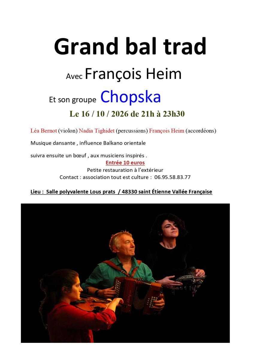 tout est culture - Grand bal trad folk
