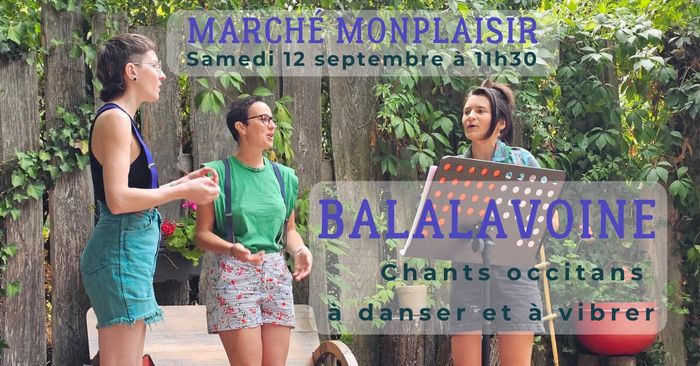 Affiche — Balalavoine : trio de chants occitans à danser et à vibrer