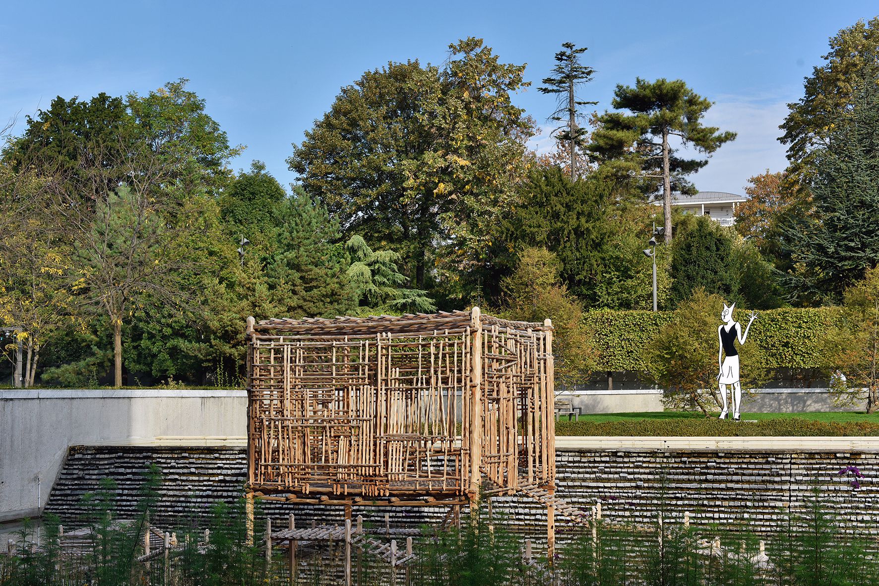 Visite du jardin de sculptures du MAC VAL
