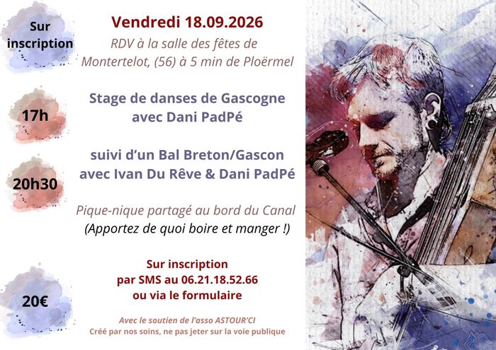 Stage de danses de Gascogne et bal Breton Gascon