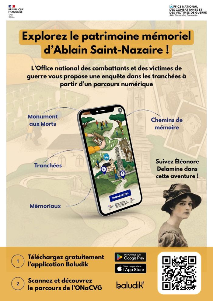 Parcours Baludik : Sur les traces d'Éléonore Delamine, une enquête dans les tranchées