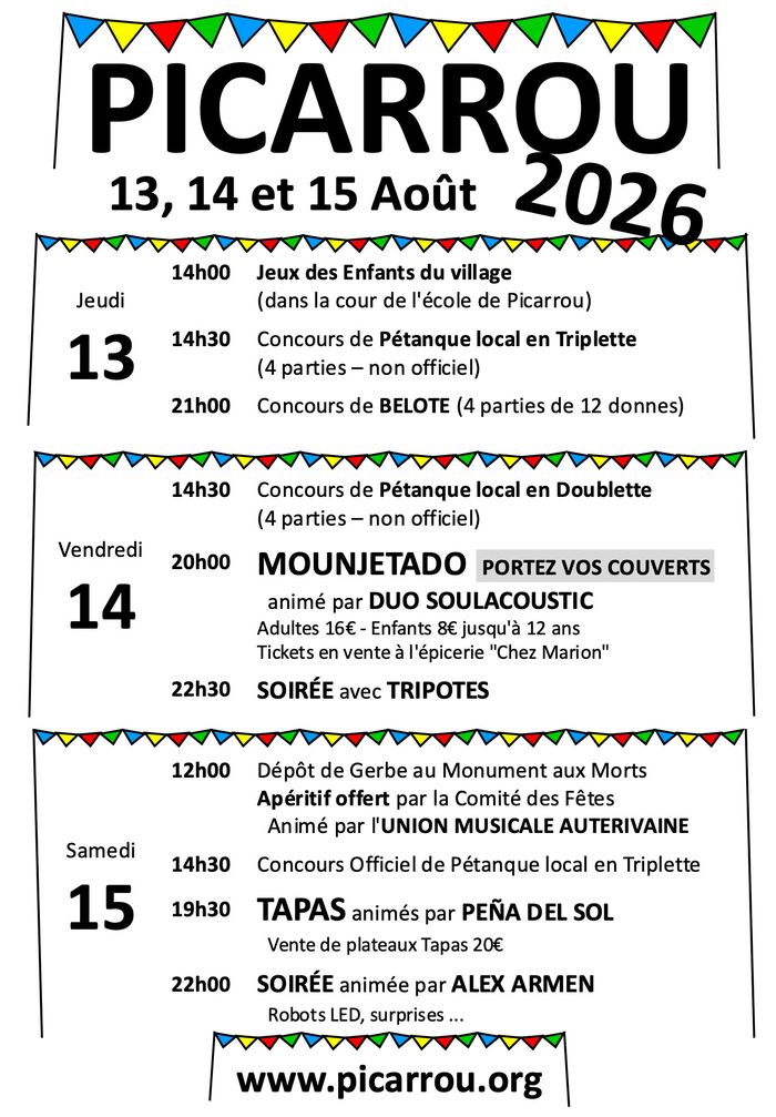 Fête locale de Picarrou