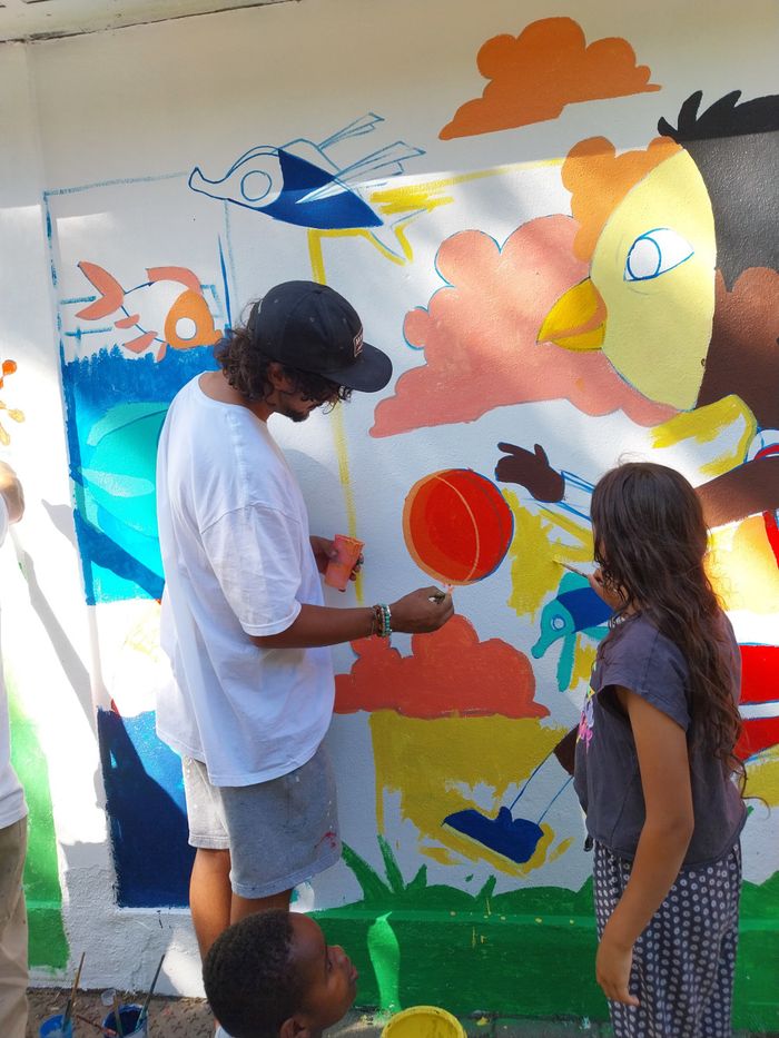 Chantier Fresque participative / Décalage canicule